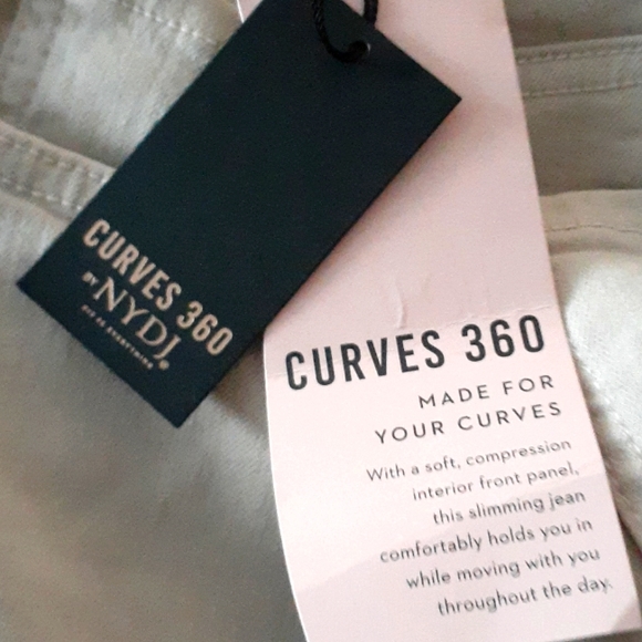 NYDJ Curves 360 Slim Straight Ankle Jean Sz 4 NWT - Picture 12 of 12